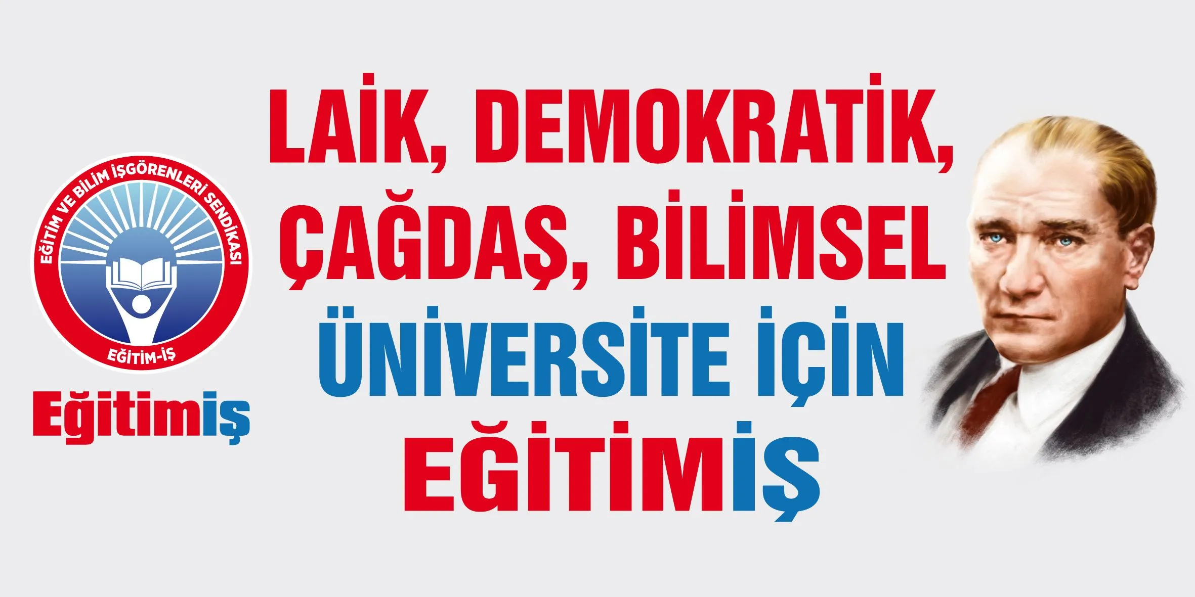 Yüksek öğrenim Pankart | EĞİTİM İŞ