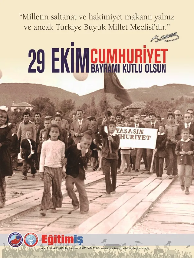 29 EKİM CUMHURİYET BAYRAMI  | EĞİTİM İŞ