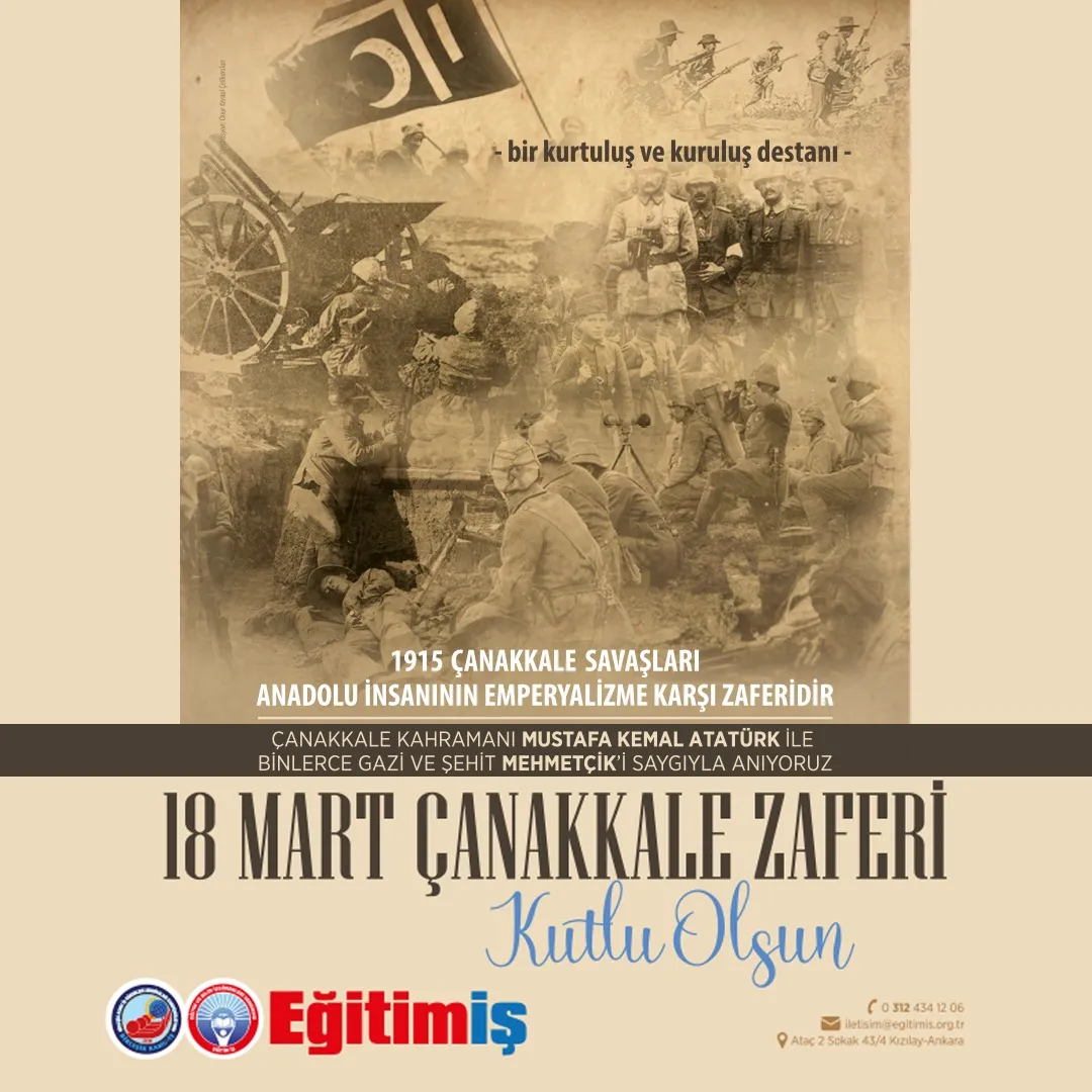 Çanakkale Zaferi  | EĞİTİM İŞ