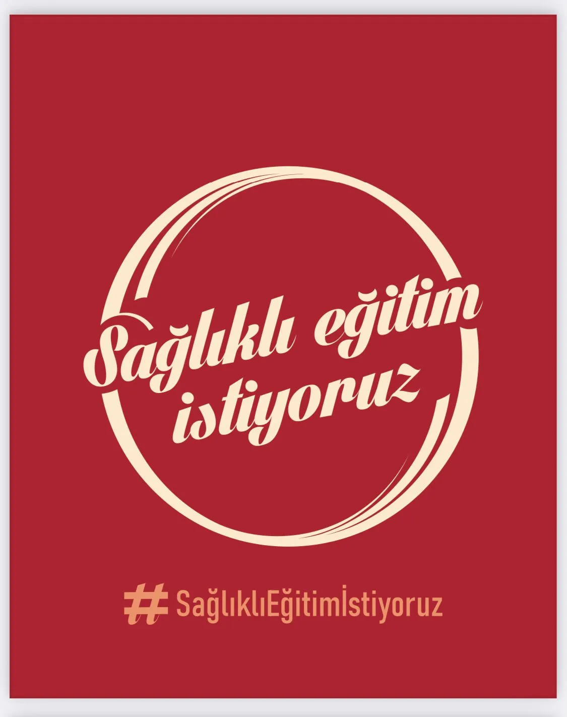 Sağlıklı Eğitim İstiyoruz | EĞİTİM İŞ