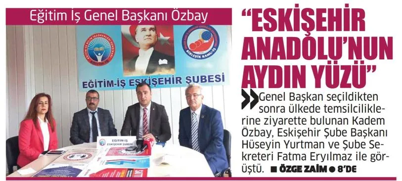 Kadem Özbay:Eskişehir Anadolu`nun Aydın Yüzü-İstikbal-14/09/2021 | EĞİTİM İŞ