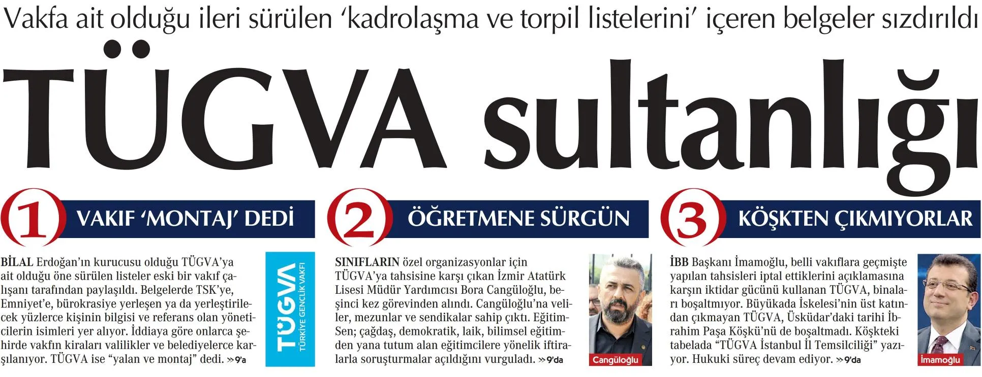 Tügva sultanlığı-Cumhuriyet gazetesi-13/10/2021 | EĞİTİM İŞ
