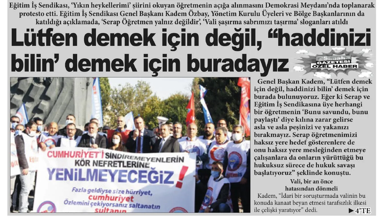 Lütfen demek için değil 