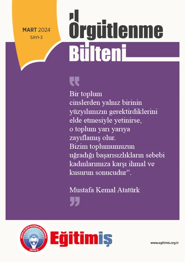 Örgütlenme Bülteni-Mart 2024 | EĞİTİM İŞ