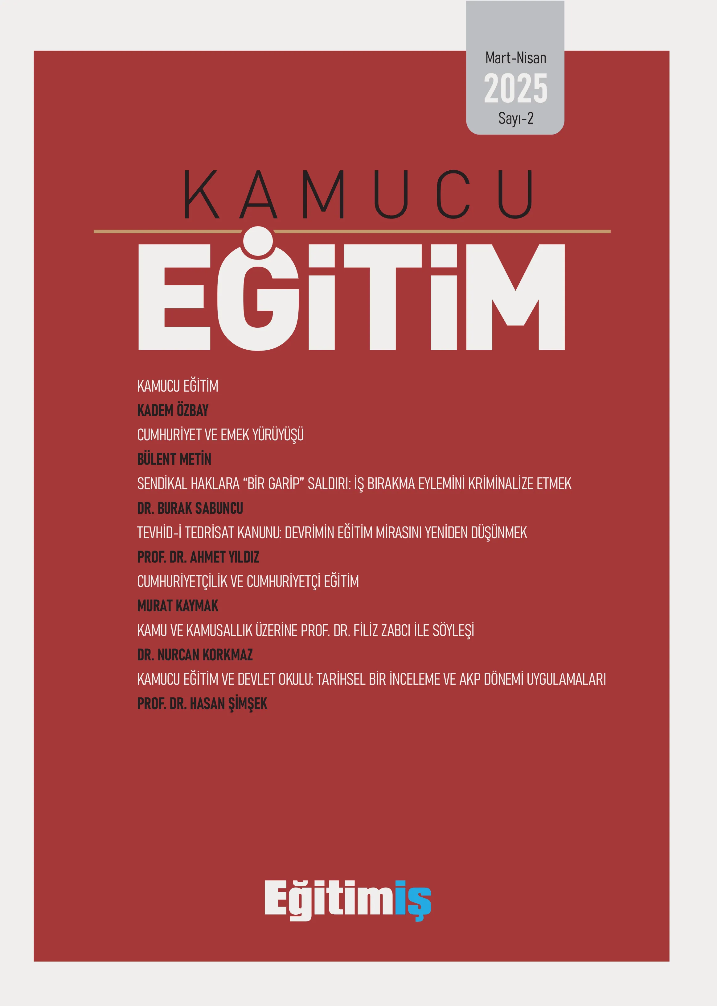 Kamucu Eğitim - Sayı 2 | EĞİTİM İŞ