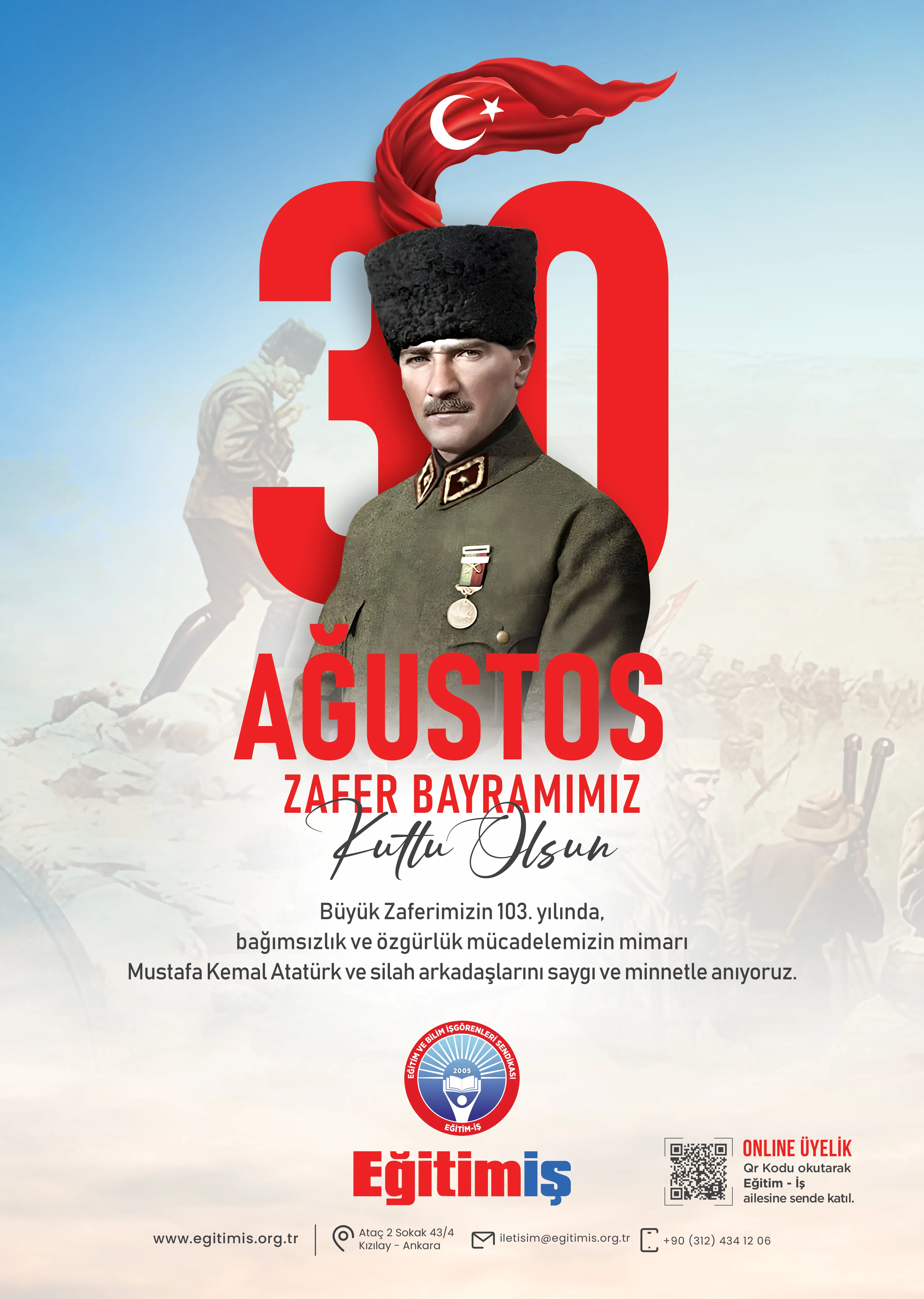 30 AĞUSTOS ZAFER BAYRAMI | EĞİTİM İŞ