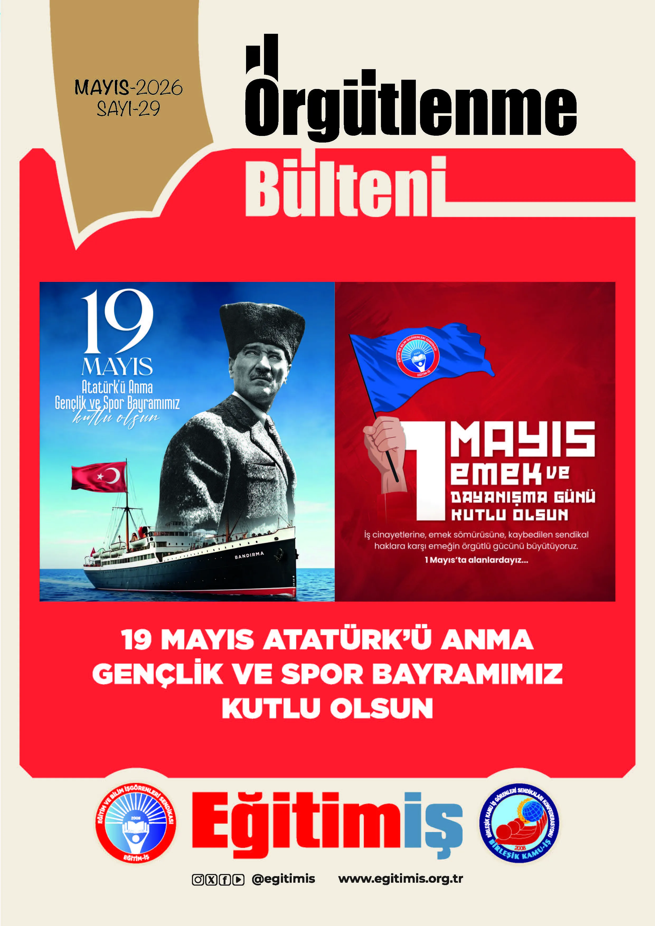 Eğitim-İş Örgütlenme Bülteni - Mayıs 2026