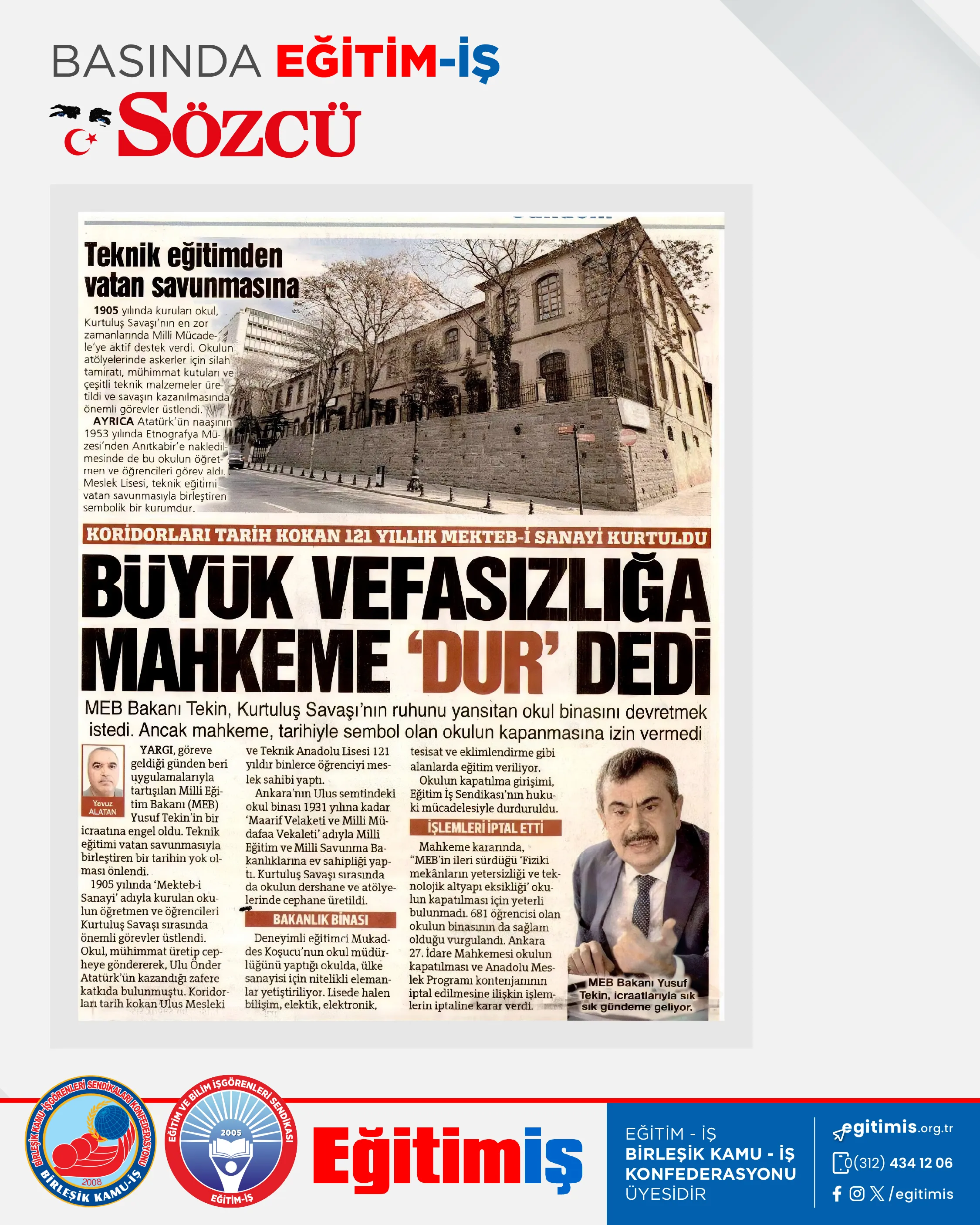 BÜYÜK VEFASIZLIĞA MAHKEME 