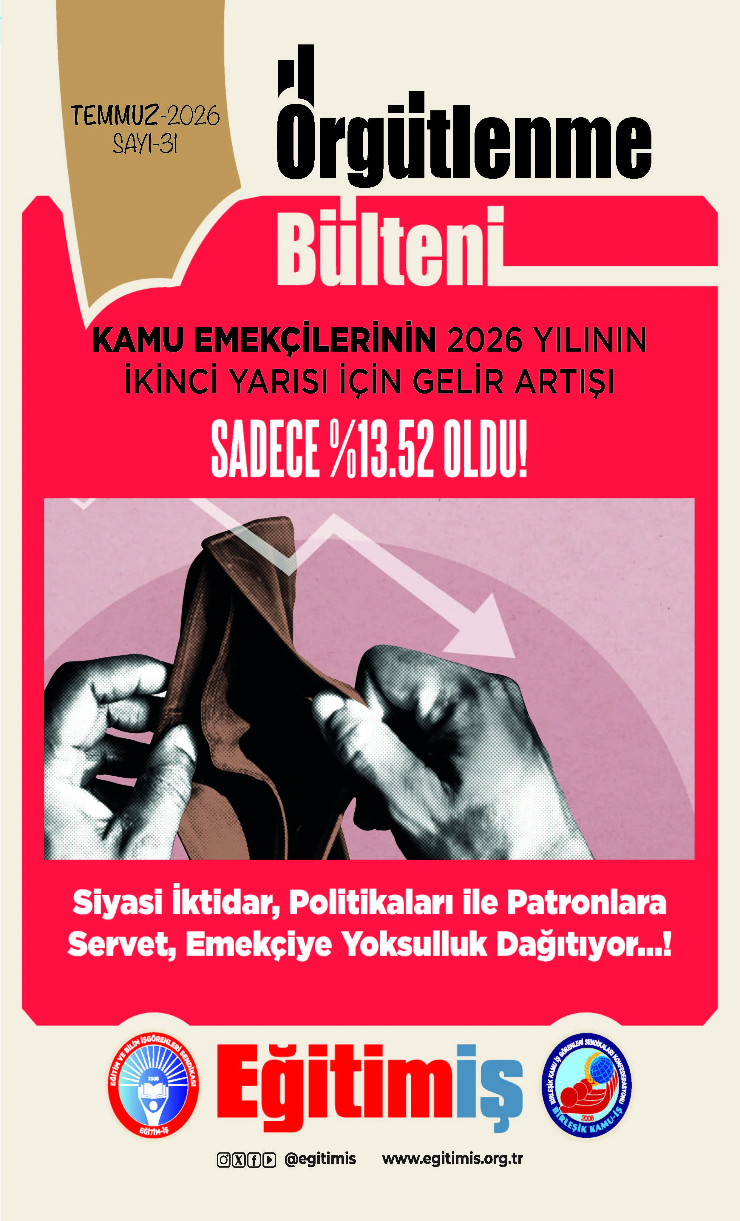 Eğitim-İş Örgütlenme Bülteni - Temmuz 2026 | EĞİTİM İŞ