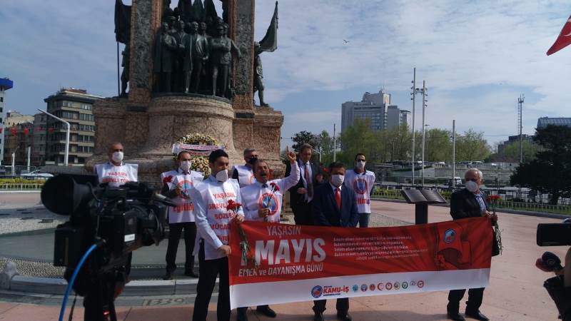 1 MAYIS’TA TAKSİM’DEYDİK  | EĞİTİM İŞ