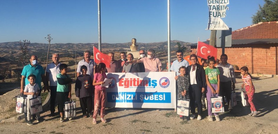 TÜRLÜBEY KÖYÜNDEKİ ÖĞRENCİLERİMİZİ UNUTMADIK | EĞİTİM İŞ