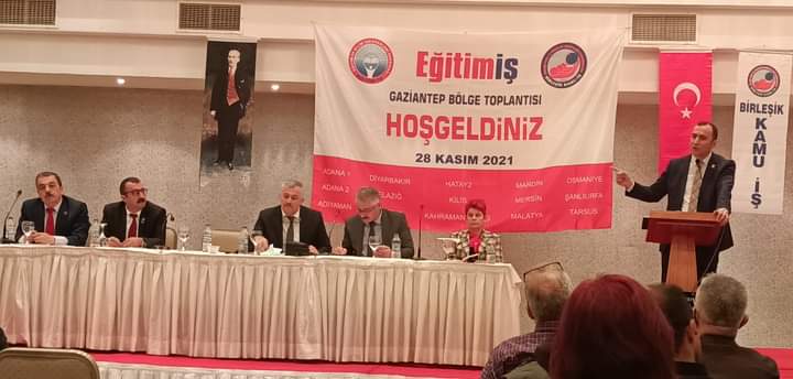 GAZİANTEP BÖLGE TOPLANTISINI GENİŞ KATILIMLA GERÇEKLEŞTİRDİK | EĞİTİM İŞ