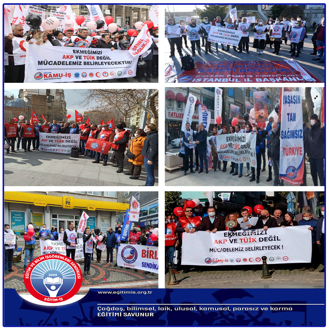 EKMEĞİMİZİ AKP VE TÜİK DEĞİL MÜCADELEMİZ BELİRLEYECEK! | EĞİTİM İŞ