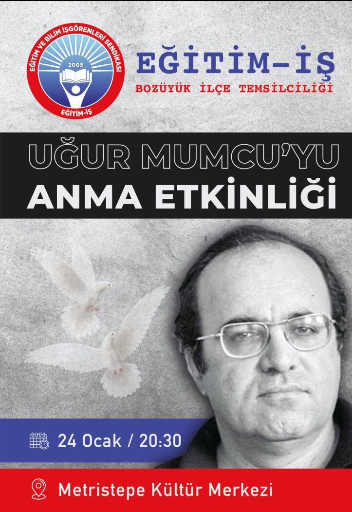 BOZÜYÜK TEMSİLCİLİĞİMİZ UĞUR MUMCU`YU UNUTMADI | EĞİTİM İŞ