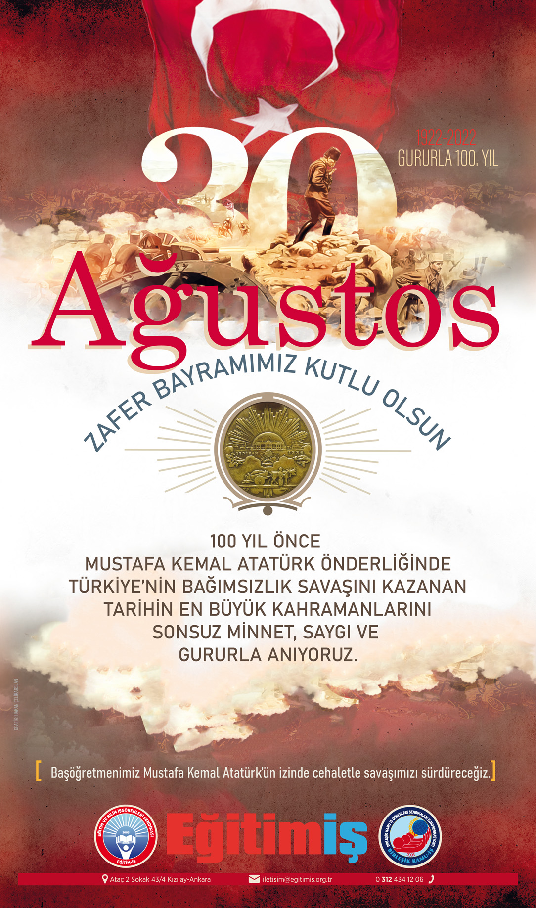 BİZİM ZAFERİMİZ 30 AĞUSTOS’TUR! | EĞİTİM İŞ