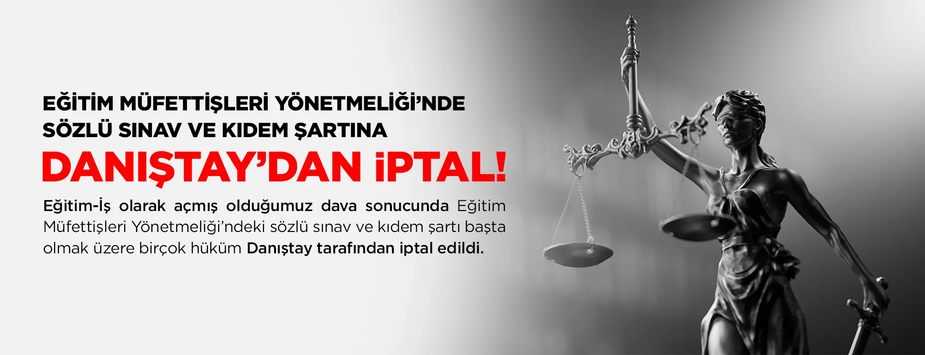 EĞİTİM MÜFETTİŞLERİ YÖNETMELİĞİ'NDE SÖZLÜ SINAV VE ÖĞRETMENLERE KIDEM ŞARTINA DANIŞTAY’DAN İPTAL KARARI | EĞİTİM İŞ