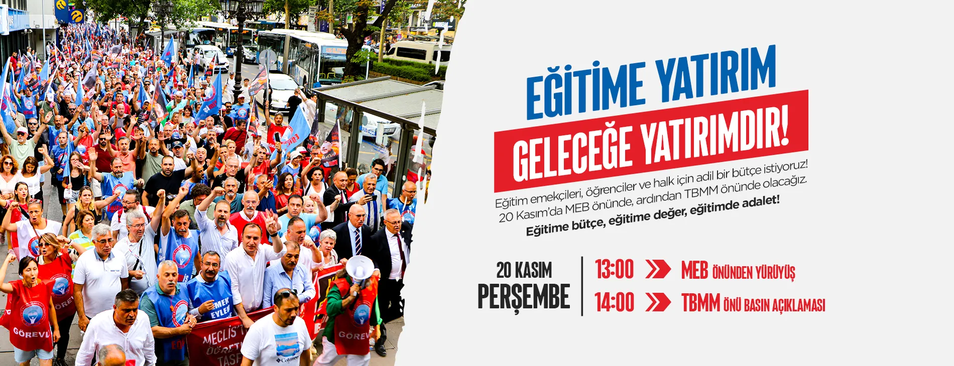 Milli Eğitim Bakanlığı 2026 Yılı Bütçesi Hakkında Eylem ve Basın Açıklaması | EĞİTİM İŞ