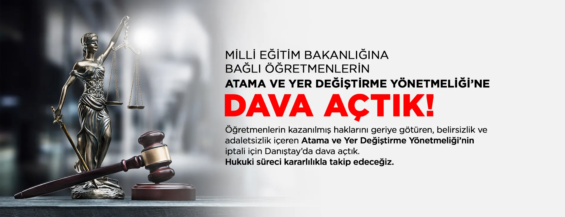 Millî Eğitim Bakanlığına Bağlı Öğretmenlerin Atama Ve Yer Değiştirme Yönetmeliği'ne Dava Açtık | EĞİTİM İŞ
