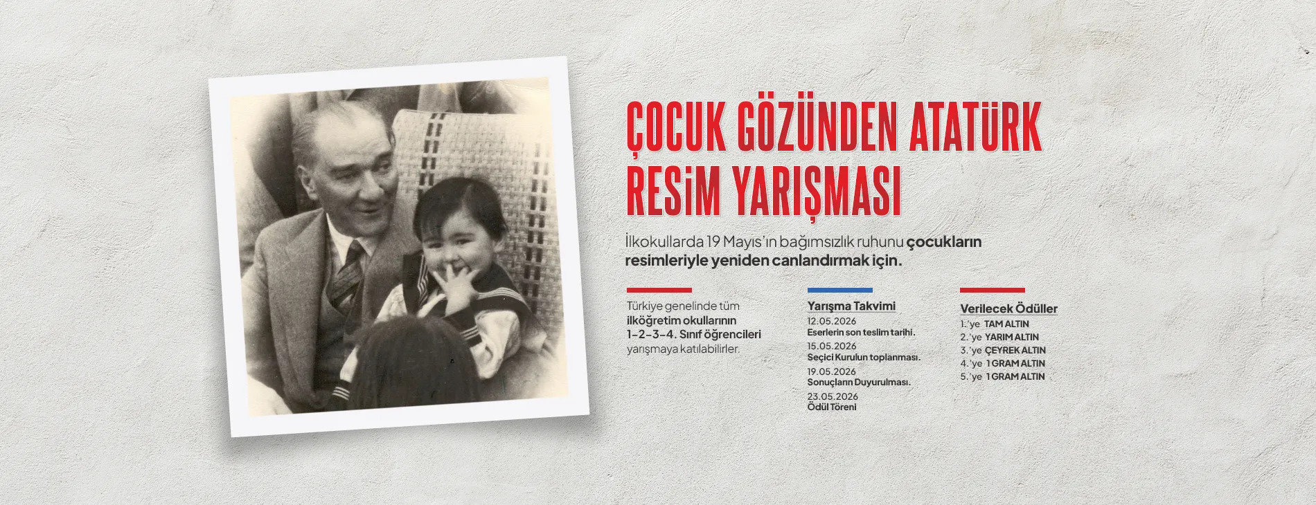 “ÇOCUK GÖZÜNDEN ATATÜRK”  RESİM YARIŞMASI | EĞİTİM İŞ