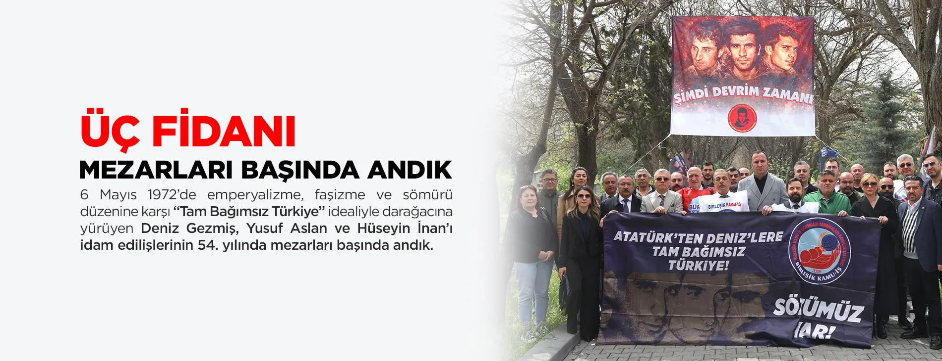 ÜÇ FİDANI MEZARLARI BAŞINDA ANDIK!