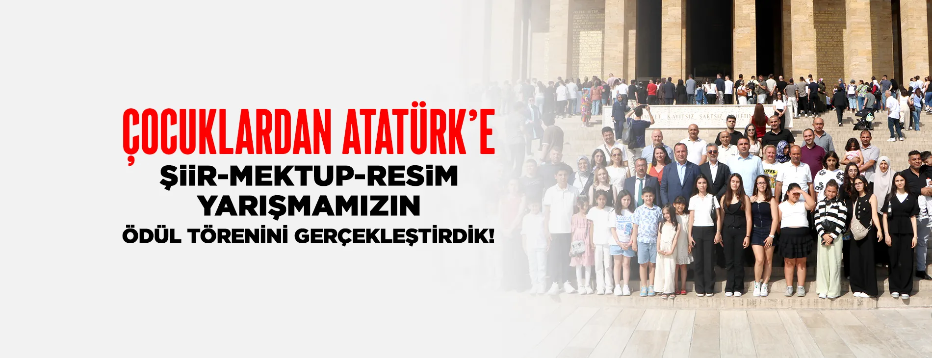 ÇOCUKLARDAN ATATÜRK'E ŞİİR-MEKTUP-RESİM YARIŞMAMIZIN ÖDÜL TÖRENİNİ GERÇEKLEŞTİRDİK! | EĞİTİM İŞ