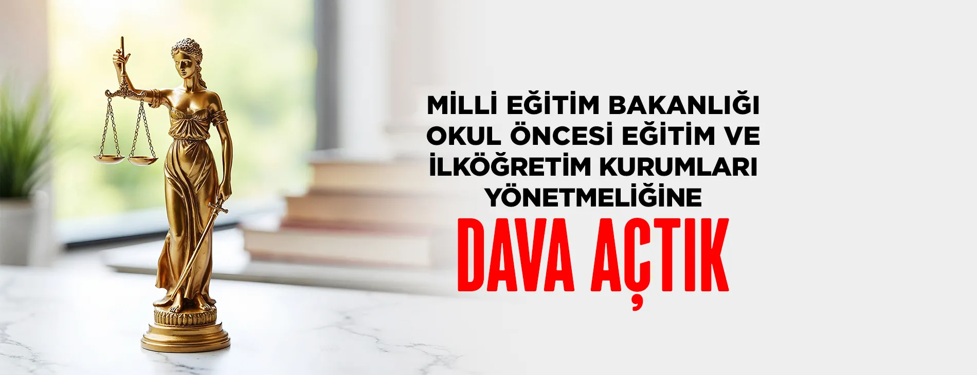 Milli Eğitim Bakanlığı'ndan Okul Öncesi Eğitim ve İlköğretim Kurumları Yönetmeliğine Dava Açtık | EĞİTİM İŞ