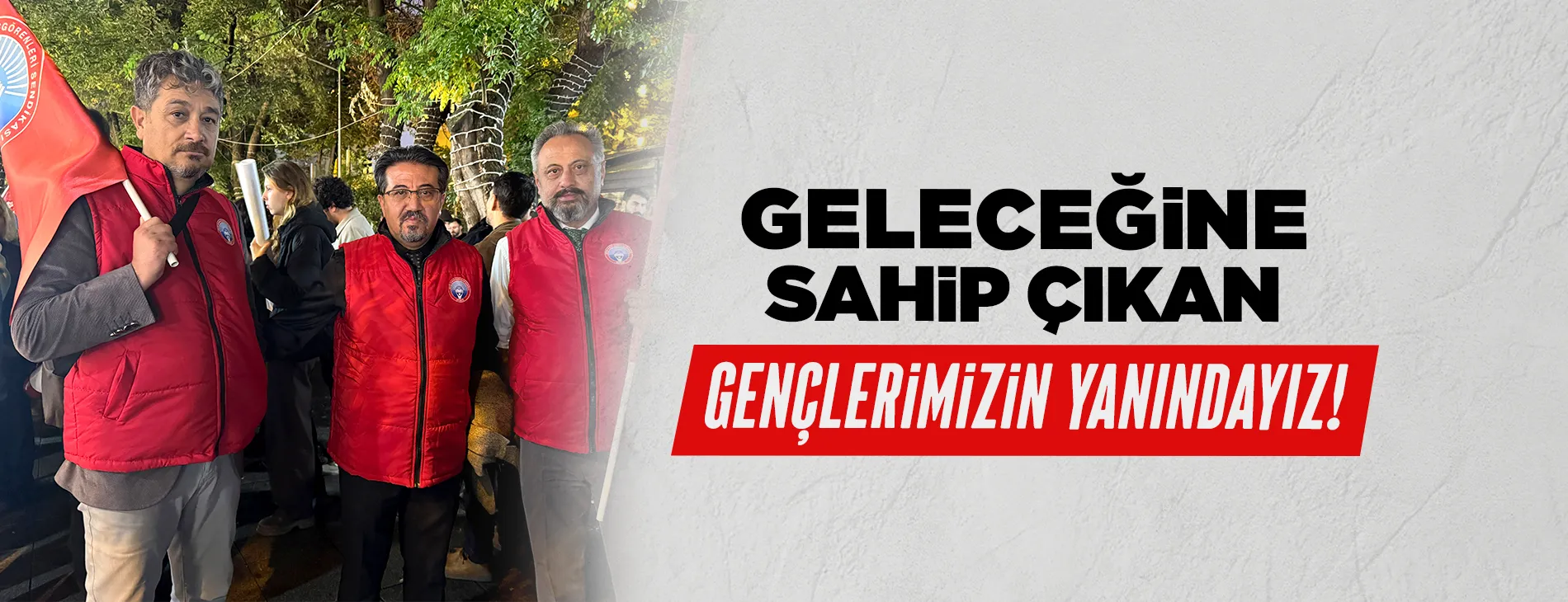 GELECEĞiNE SAHiP ÇIKAN GENÇLERİMİZİN YANINDAYIZ! | EĞİTİM İŞ